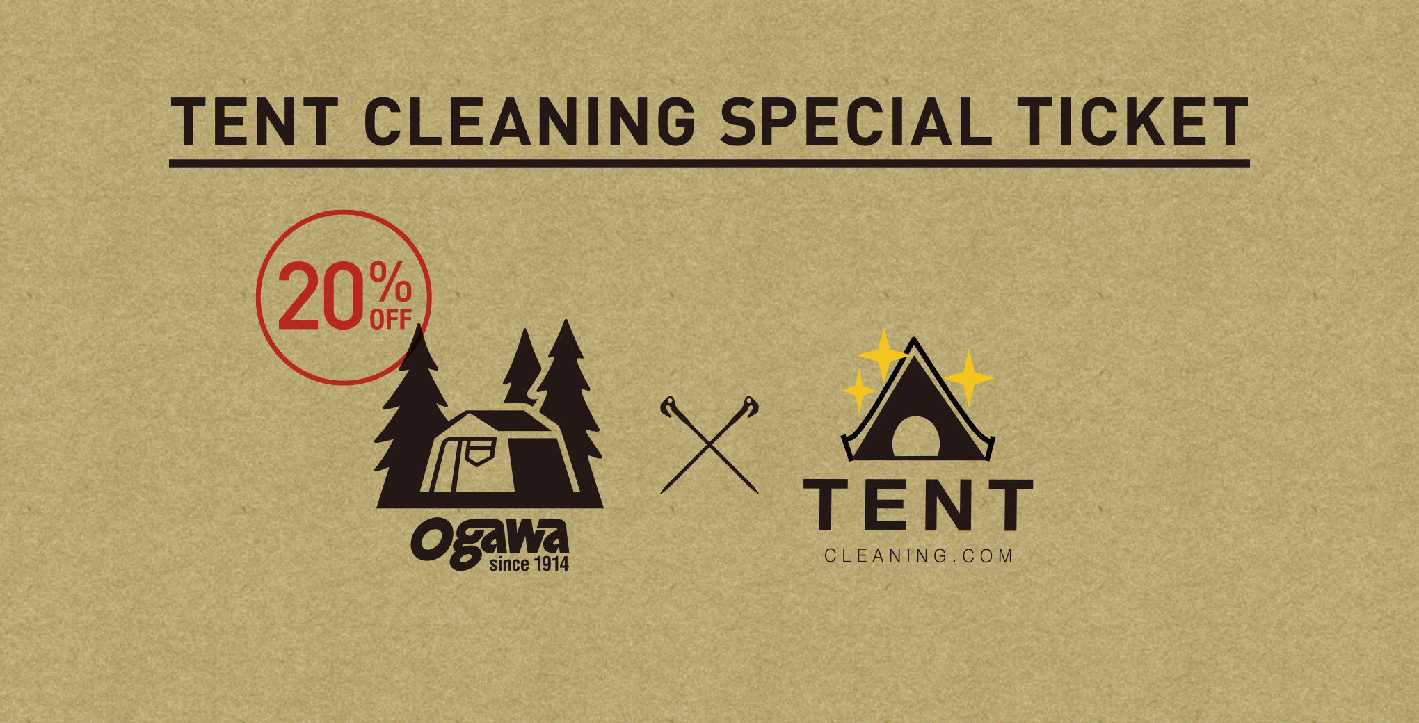 TENT CLEANING SPECIAL TICKET